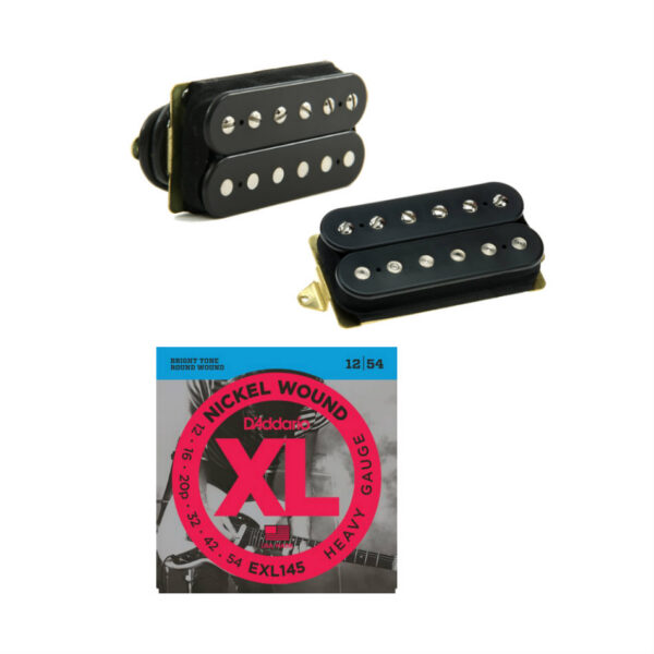 DiMarzio Air Norton/Tone Zone Set (DP193BK/DP155BK) + Strings