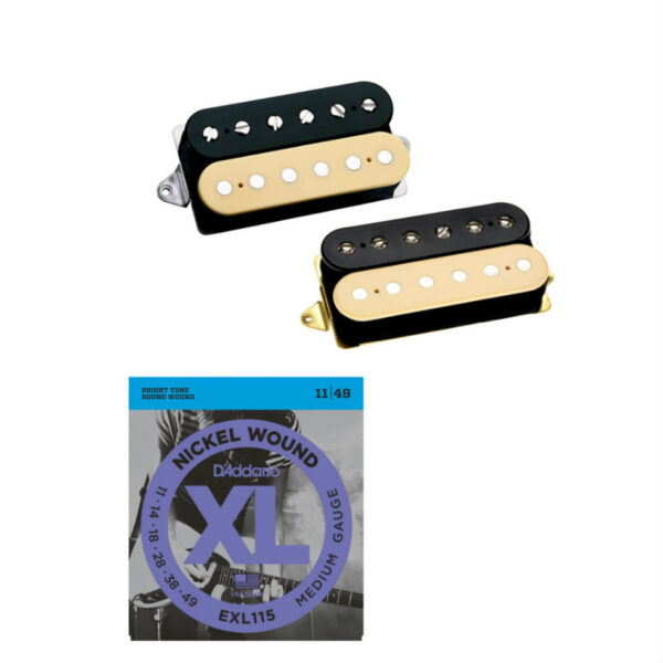 DiMarzio Air Norton/Tone Zone Humbucker Set, Black/Creme