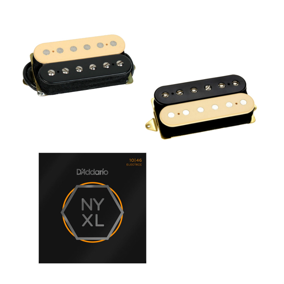 DiMarzio Air Norton/Tone Zone F-Spaced Set + NYXL Strings