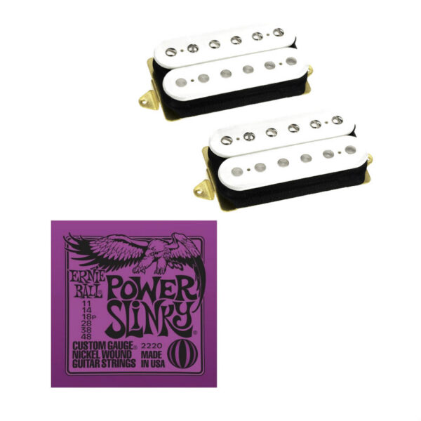 DiMarzio Air Norton/Tone Zone F-Spaced Set + EB2220 Strings