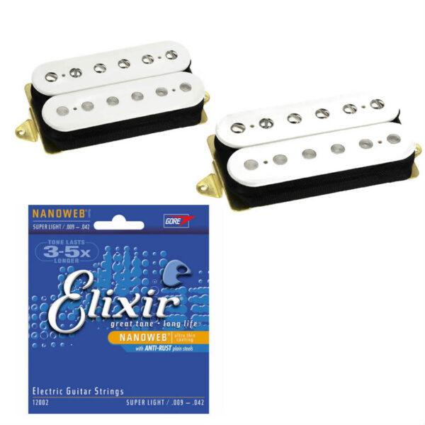 DiMarzio Air Norton/Tone Zone F-Spaced Humbucker Set, White