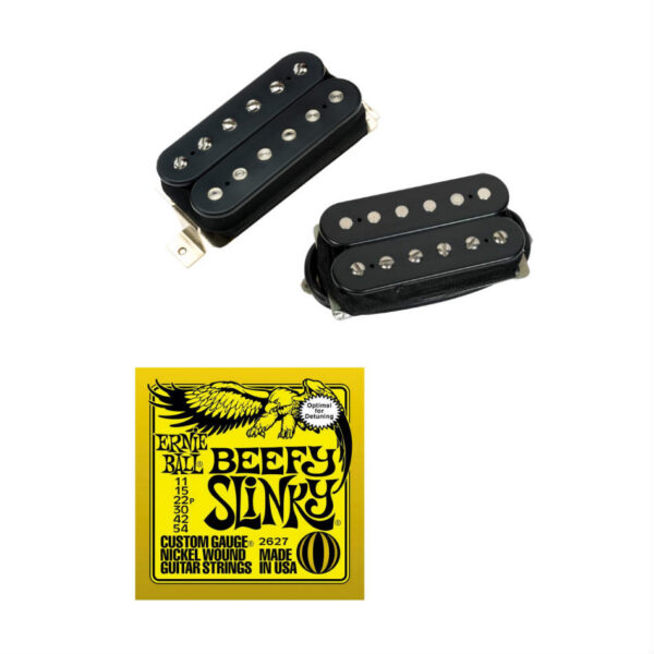 DiMarzio PAF Master Neck/Bridge Set DP260BK/DP261BK Black