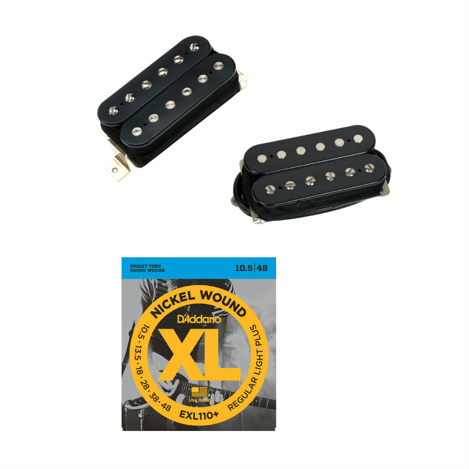 DiMarzio PAF Master Neck/Bridge Set DP260BK/DP261BK F-Spaced