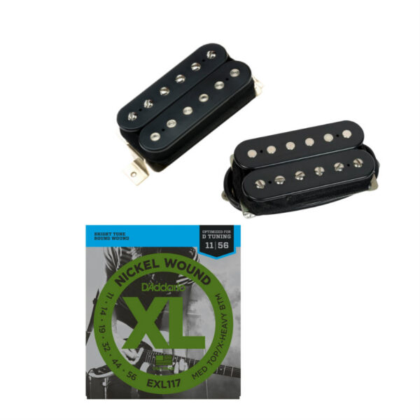DiMarzio PAF Master Neck/Bridge Set DP260BK/DP261BK F-Spaced