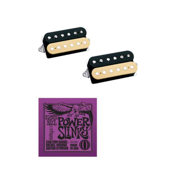 DiMarzio PAF Master Neck/Bridge Set (F-Spaced) + Strings