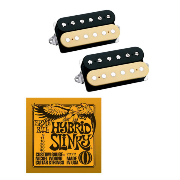 DiMarzio PAF Master Neck/Bridge Set + EB Hybrid Slinkys