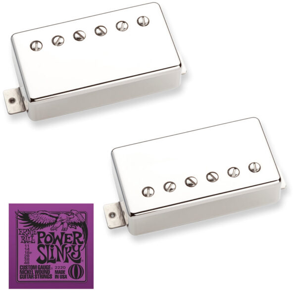 Seymour Duncan SH-PG1 Pearly Gates Nickel Set + Slinkys