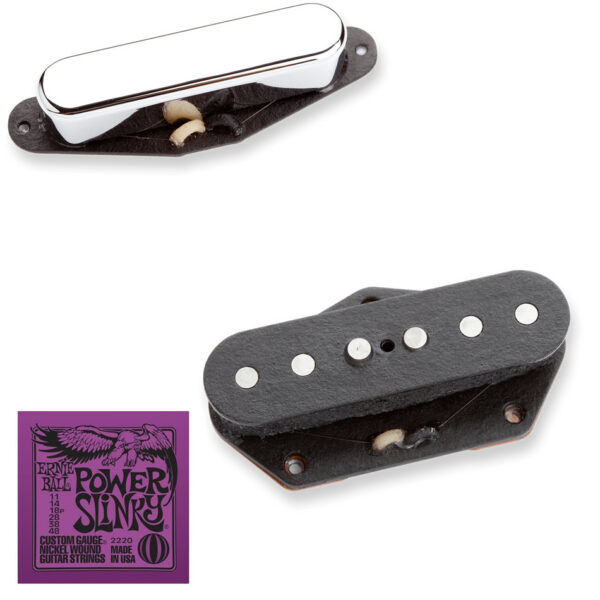Seymour Duncan Vintage Tele STR-1/STL-1 Set + Power Slinky
