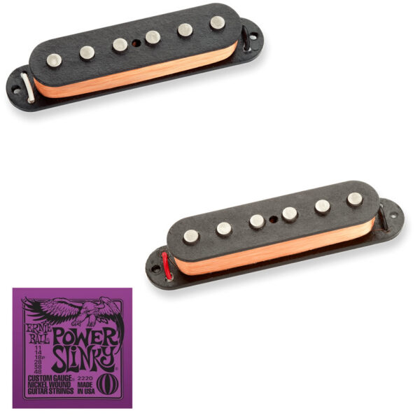 Seymour Duncan SJAG-2 Hot Jaguar Pickup Set + Free Strings