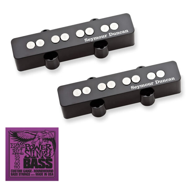 Seymour Duncan SJB-3 Jazz Bass Set + Ernie Ball 2831 Strings