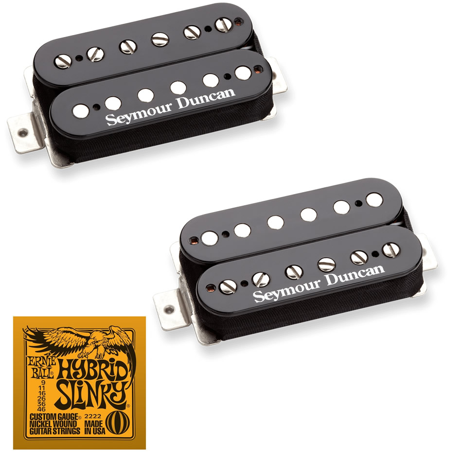 Seymour Duncan SH-PG1 Pearly Gates Set + Slinky Strings