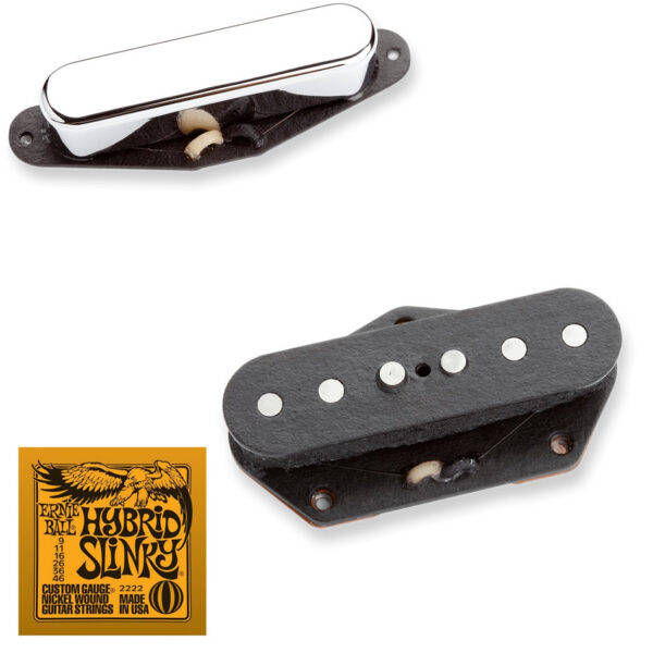 Seymour Duncan STR-1/STL-1 Vintage Tele Set + Ernie Ball Slinky