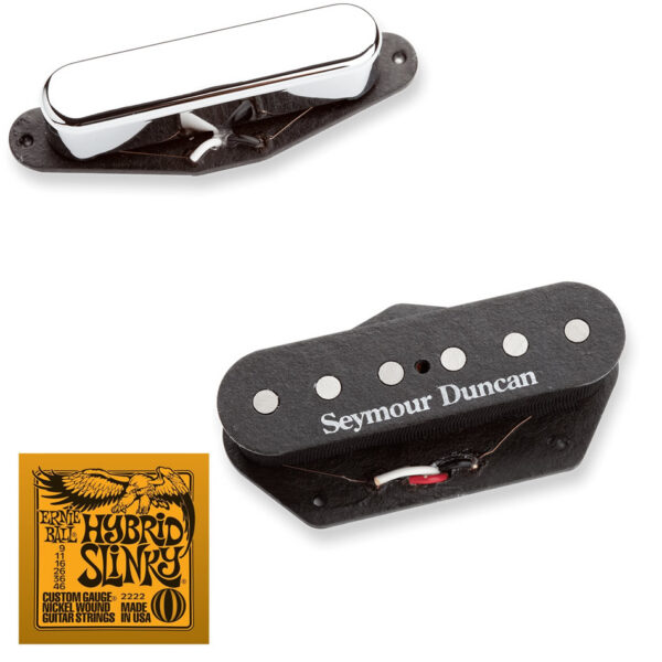 Seymour Duncan STR-2/STL-2 Tele Pickup Set + EB Hybrid Slinky