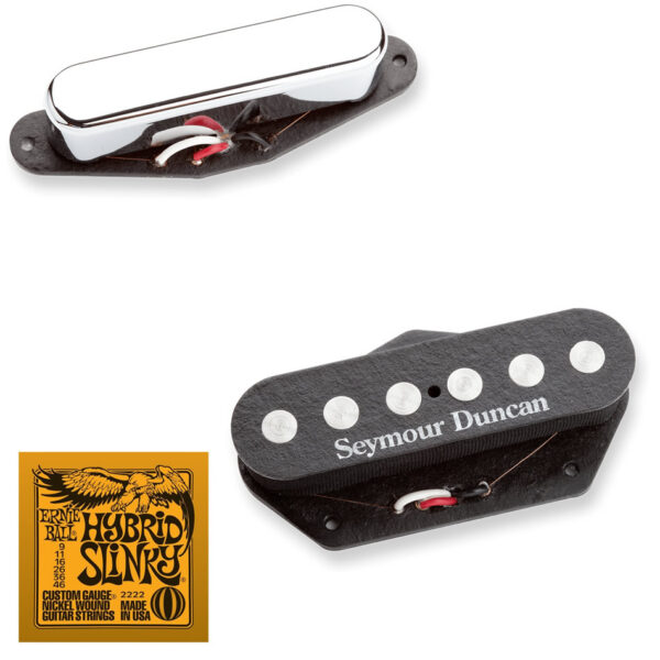 Seymour Duncan Quarter Pound STR-3/STL-3 Set + Strings