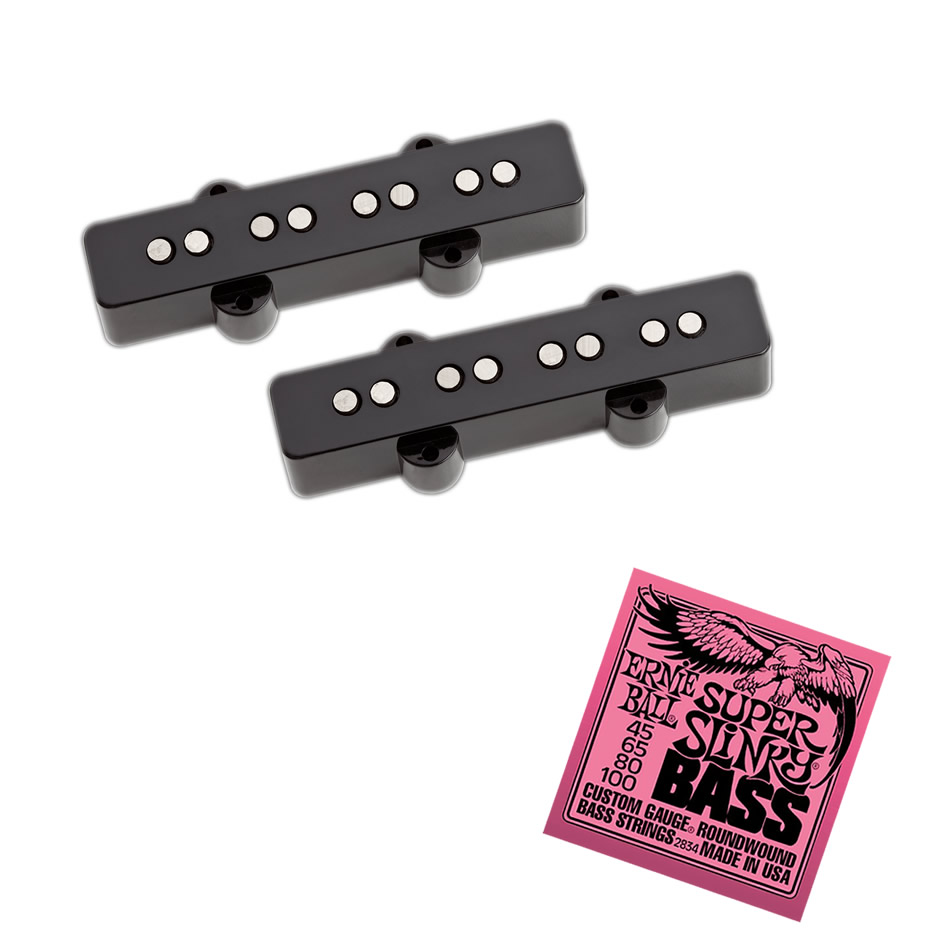 Seymour Duncan SJB-1 Jazz Bass Set + Ernie Ball 2834 Strings