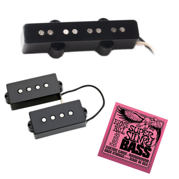 Seymour Duncan SPB-1/SJB-1B Vintage PJ Set + EB Slinkys