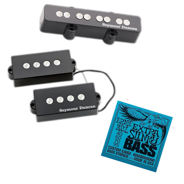 Seymour Duncan Quarter Pound PJ Set + Ernie Ball Strings