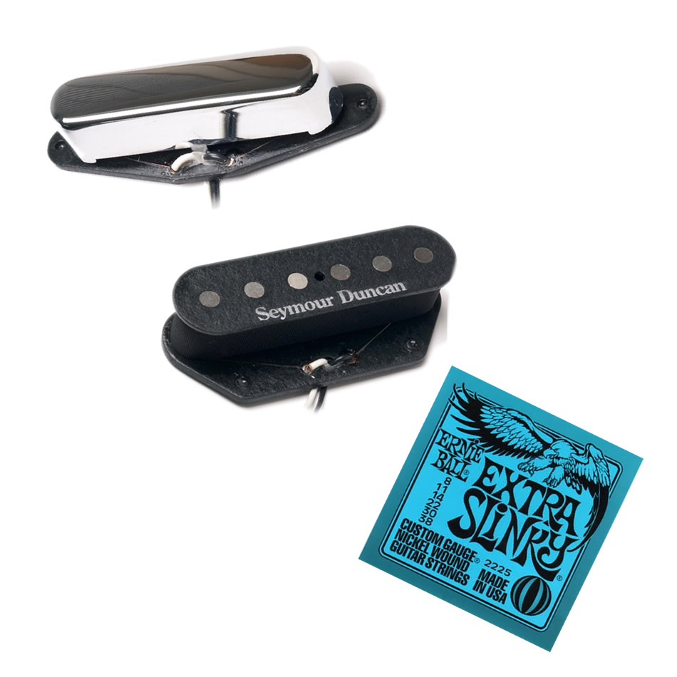 Seymour Duncan STR-2/STL-2 Tele Set + Free EB Strings