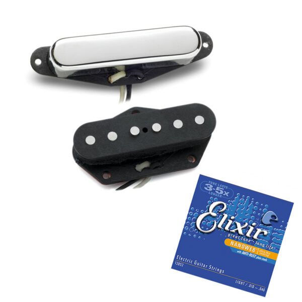 Seymour Duncan Vintage Tele Set: STR-1 & '54 STL-1 + Free Elixir Strings