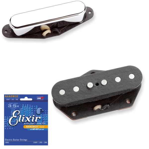 Seymour Duncan Vintage Tele STR-1/STL-1 '54 Pickup Set + Strings