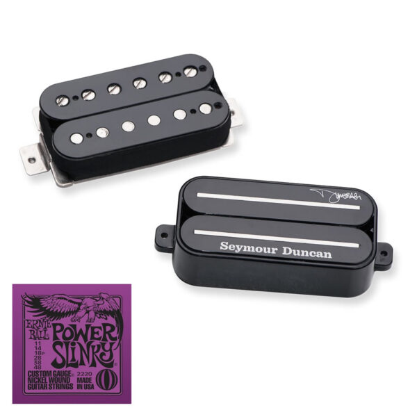 Seymour Duncan Dimebag Humbucker Set, Black + Free Strings
