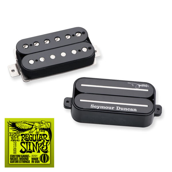 Seymour Duncan Dimebag Humbucker Set, Black + Free Strings