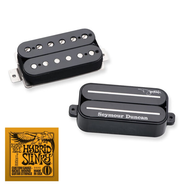 Seymour Duncan Dimebag Humbucker Set, Black + Free Strings