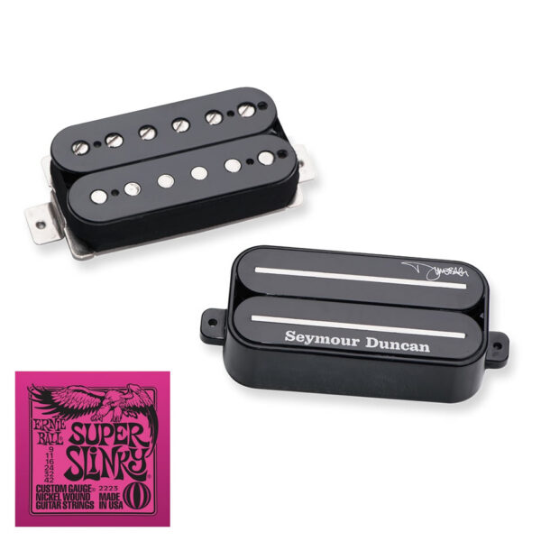 Seymour Duncan Dimebag Humbucker Set, Black + Free Strings