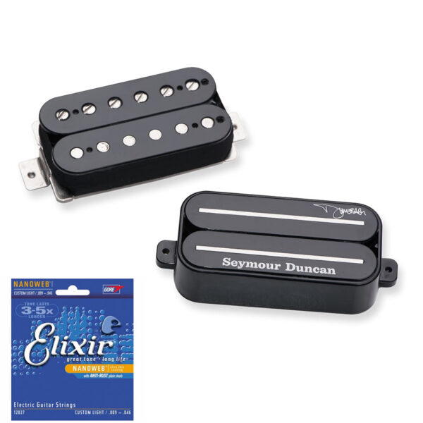 Seymour Duncan Dimebag Humbucker Set, Black + Free Elixir Strings