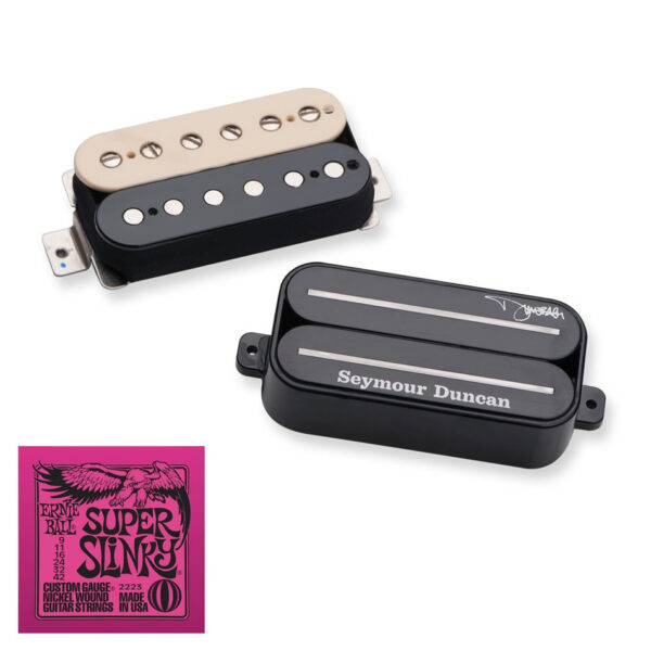 Seymour Duncan Dimebag Set, Zebra + Free EB2223 Strings