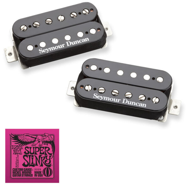 Seymour Duncan Saturday Night Special Set, Black + Strings