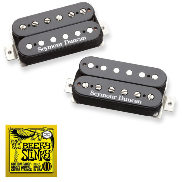 Seymour Duncan Saturday Night Special Set, Black + Strings