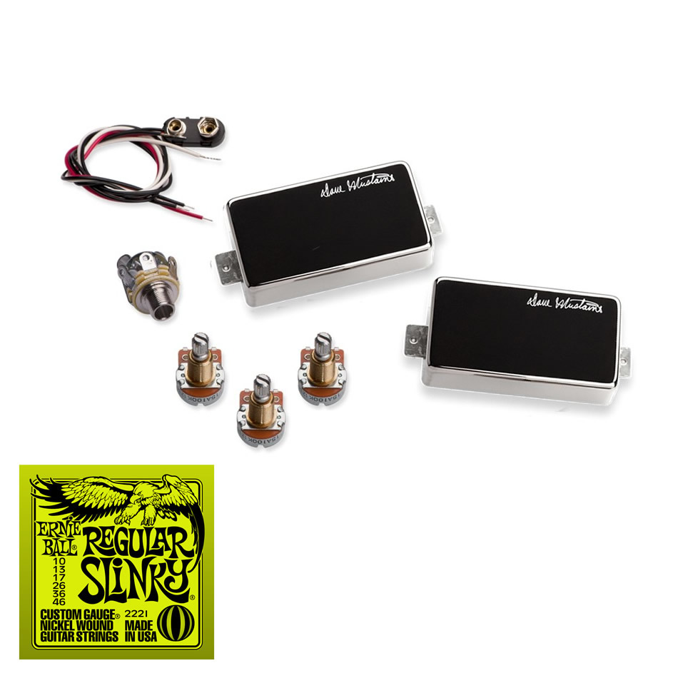 Seymour Duncan LiveWire Dave Mustaine Set, Black + Strings