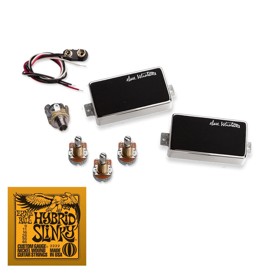 Seymour Duncan LiveWire Dave Mustaine Set, Black + Strings