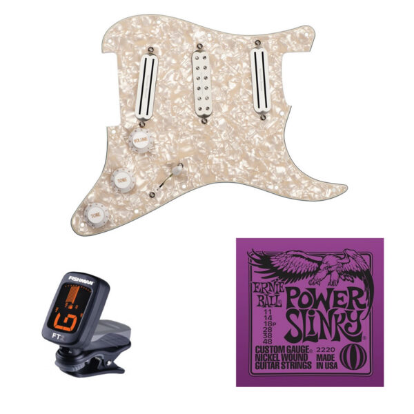 Seymour Duncan Dave Murray Loaded Strat Pickguard - Pearloid