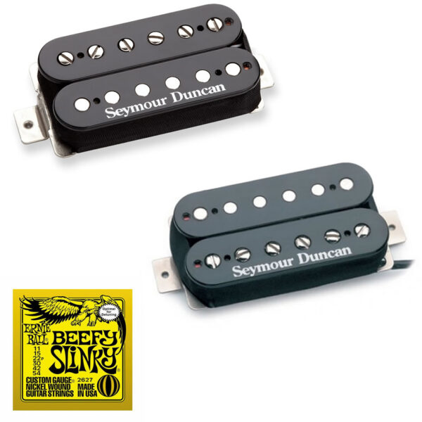 Seymour Duncan SH-2N Jazz Neck + SH-5 Custom Bridge Set, Black