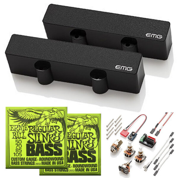 EMG-J Active Jazz Bass Pickup Set - Black