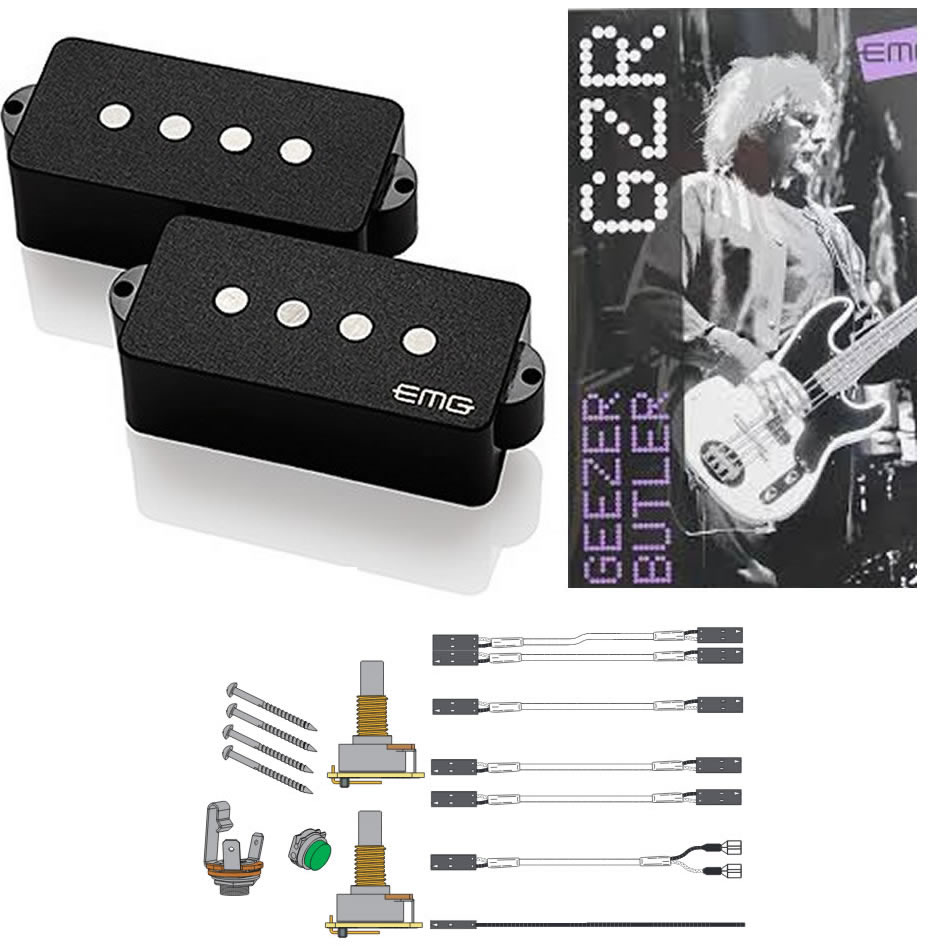 EMG Geezer Butler Signature P-Bass Pickup Set