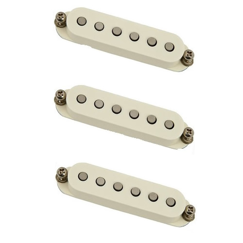 Suhr V60LP Single Coil Set - Parchment, RWRP Middle, Hot Bridge