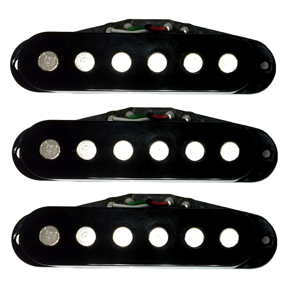 Tom Anderson SC1/SC2/SC3 Single Coil Set, Black