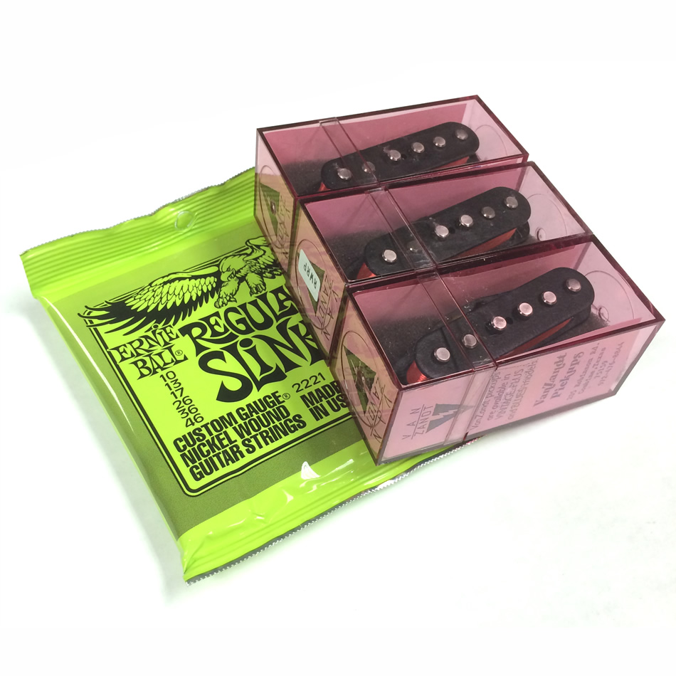 Van Zandt Rock Strat Single Coil Set + Free Strings