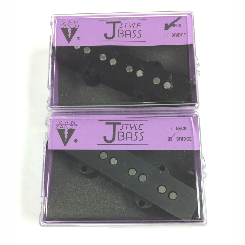 Van Zandt Vintage Jazz Bass Pickup Set (Black) - Image 3